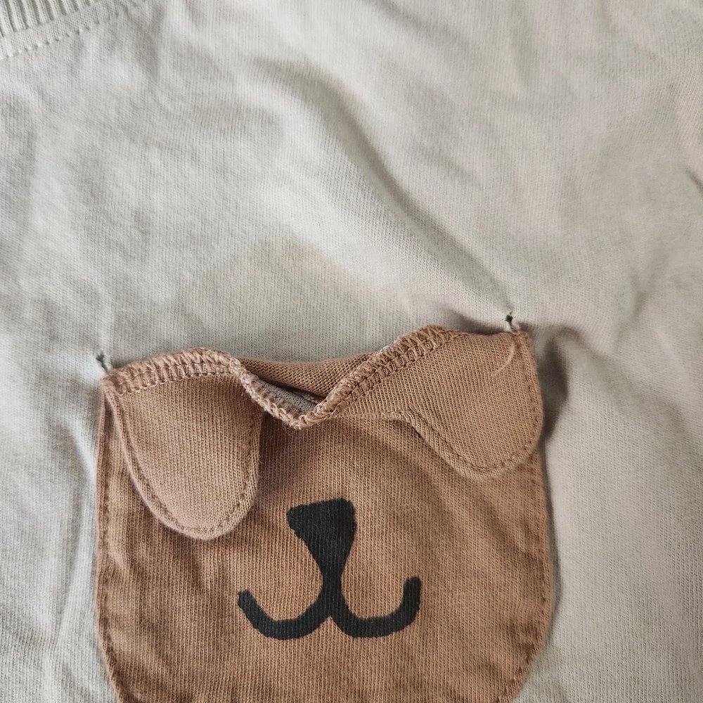 H&M Bear Pocket Long Sleeve Tee